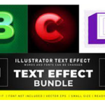 35 Modern Vector Text Effects Bundle