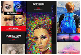 Graphicriver – 4in1 Photoshop Actions Bundle