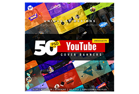 Graphicriver – 50 YouTube Cover Banners 2887456