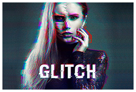 Glitch Photoshop Action