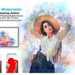 Creativemarket - Real Watercolor Photoshop Action