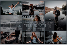 12 Photoshop Actions, the Dark Earth Ps