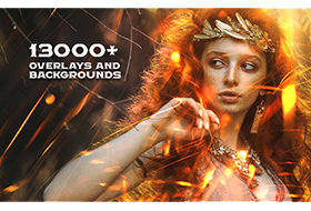 SuperMassive Bundle: 13,000+ Overlays & Backgrounds